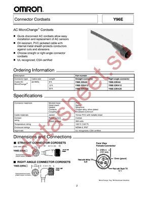 Y96E-44RD2 datasheet  